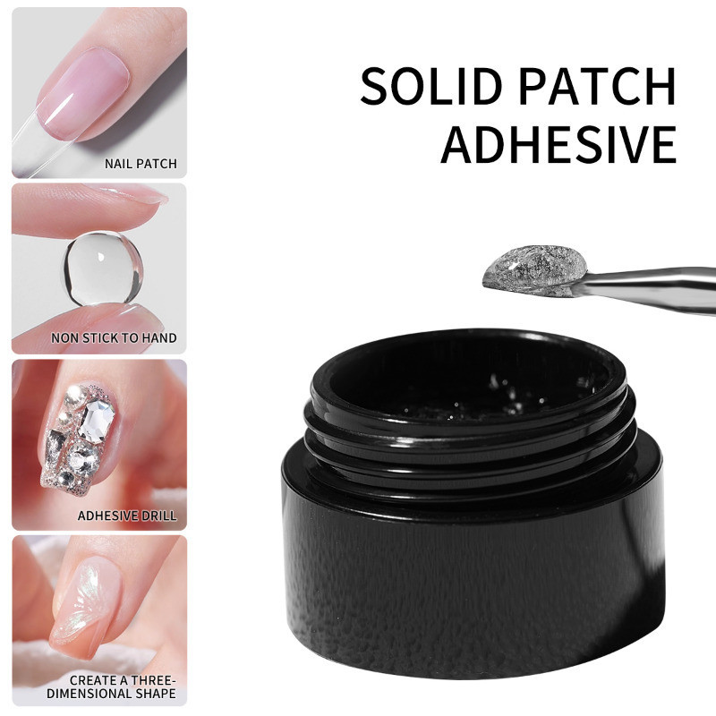 Nail Art Quotes - 3pcs/set Solid Nail Tips Gel Solid