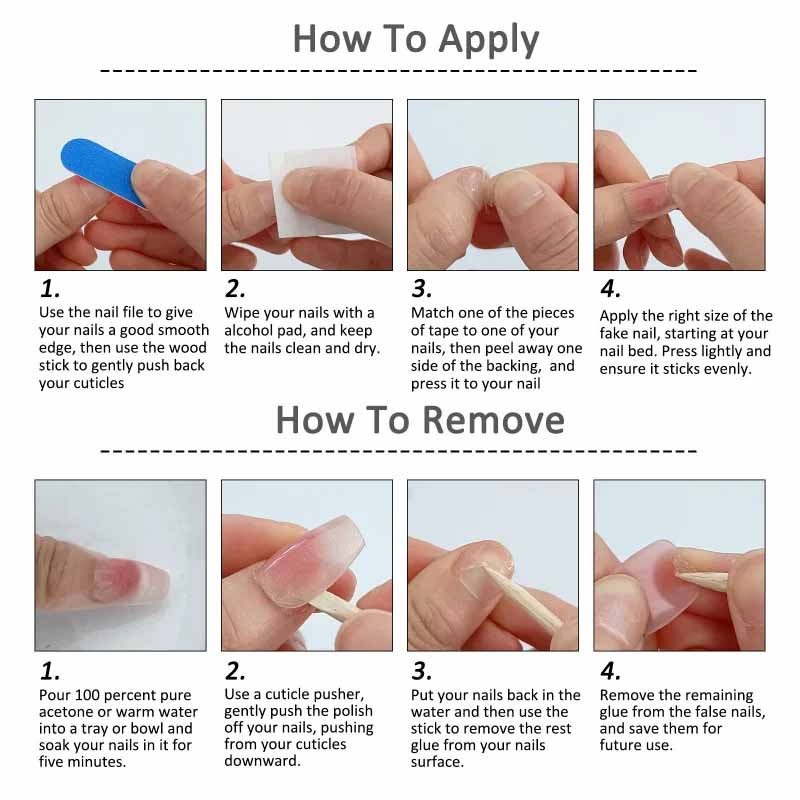 1 Set Nail Adhesive Tabs Jelly - огляд і ціна Nail Art Quotes
