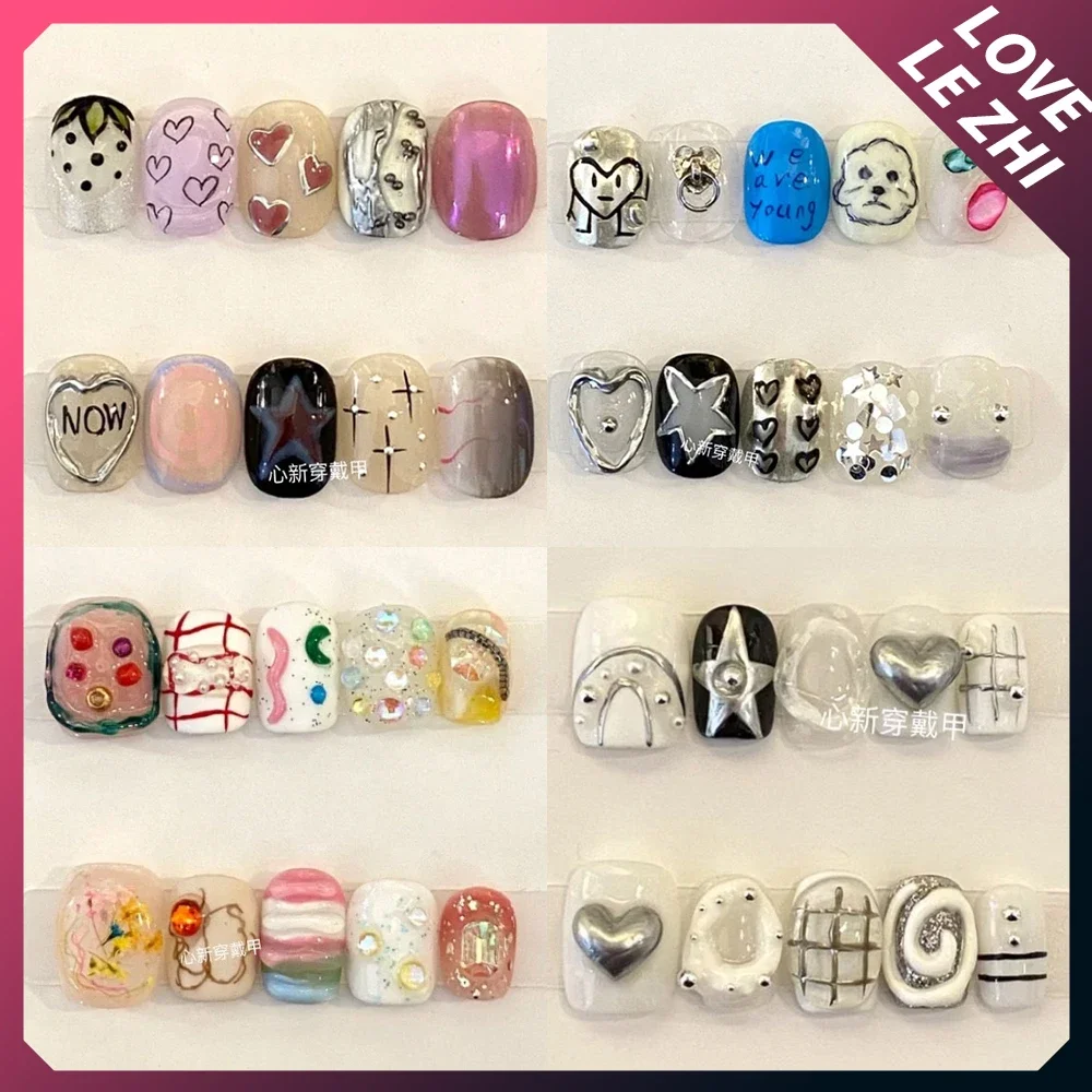 10Pcs Diy Creativity Funny Mas - огляд і ціна Nail Art Love
