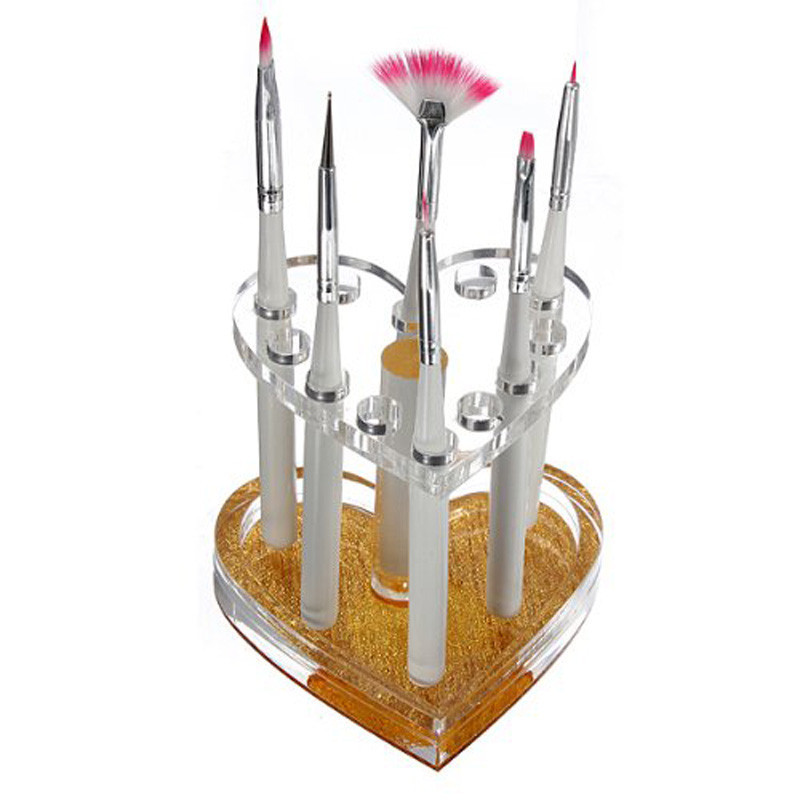 12 Holes Nail Brushes Storage  - огляд і ціна Nail Fan Brush