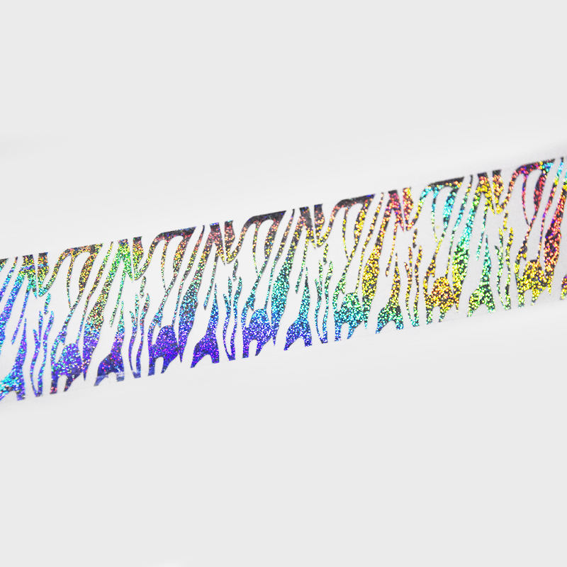 100meters Holographic Zebra Fo - огляд і ціна Nail Art Zebra Design
