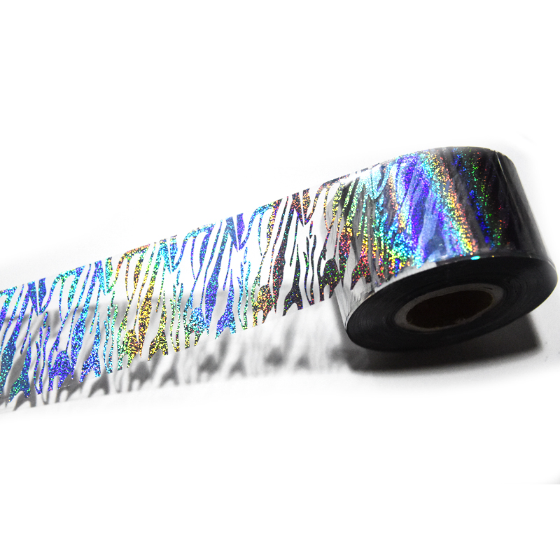 100meters Holographic Zebra Fo - огляд і ціна Nail Art Zebra Design