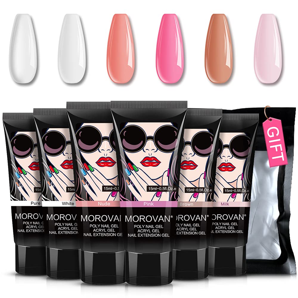 Poly Nail Gel Kit -6 Colors 0. - огляд і ціна Polygel Nail Kit
