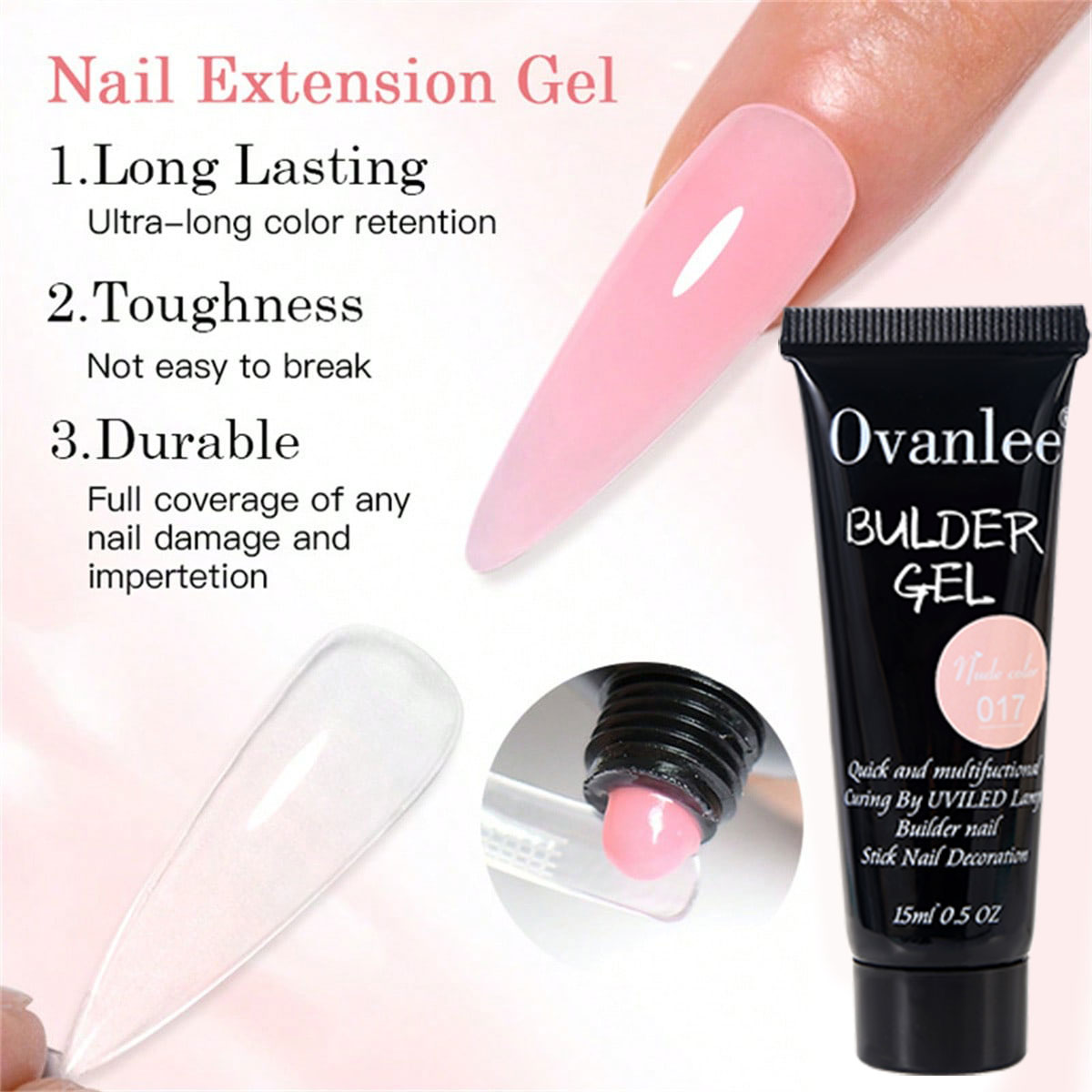 Ovanlee 18-Piece Nail Builder  - огляд і ціна Polygel Nail Kit