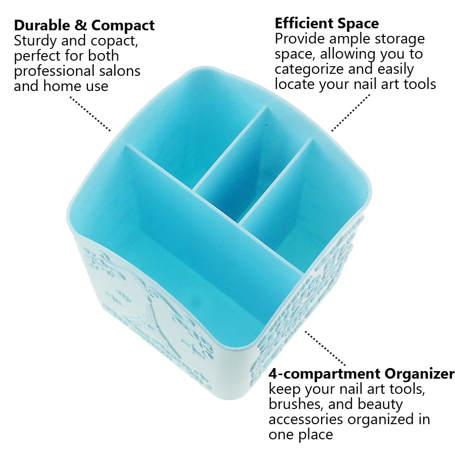 4-Compartment Nail Art Brush H - огляд і ціна Nail Fan Brush