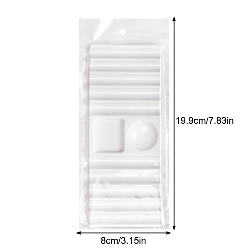 Reusable Nail Art Palette with - огляд і ціна Nail Fan Brush