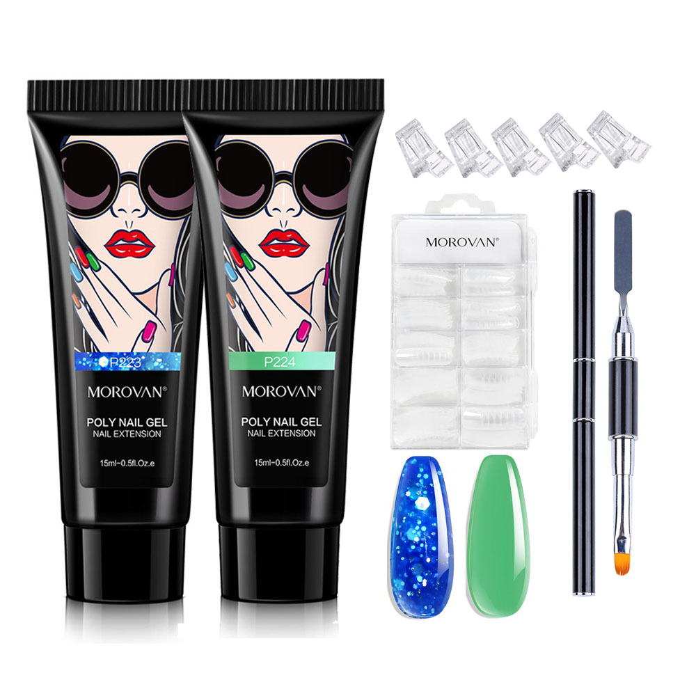 Poly Nail Gel Kit - 15ml Gel k - огляд і ціна Polygel Nail Kit
