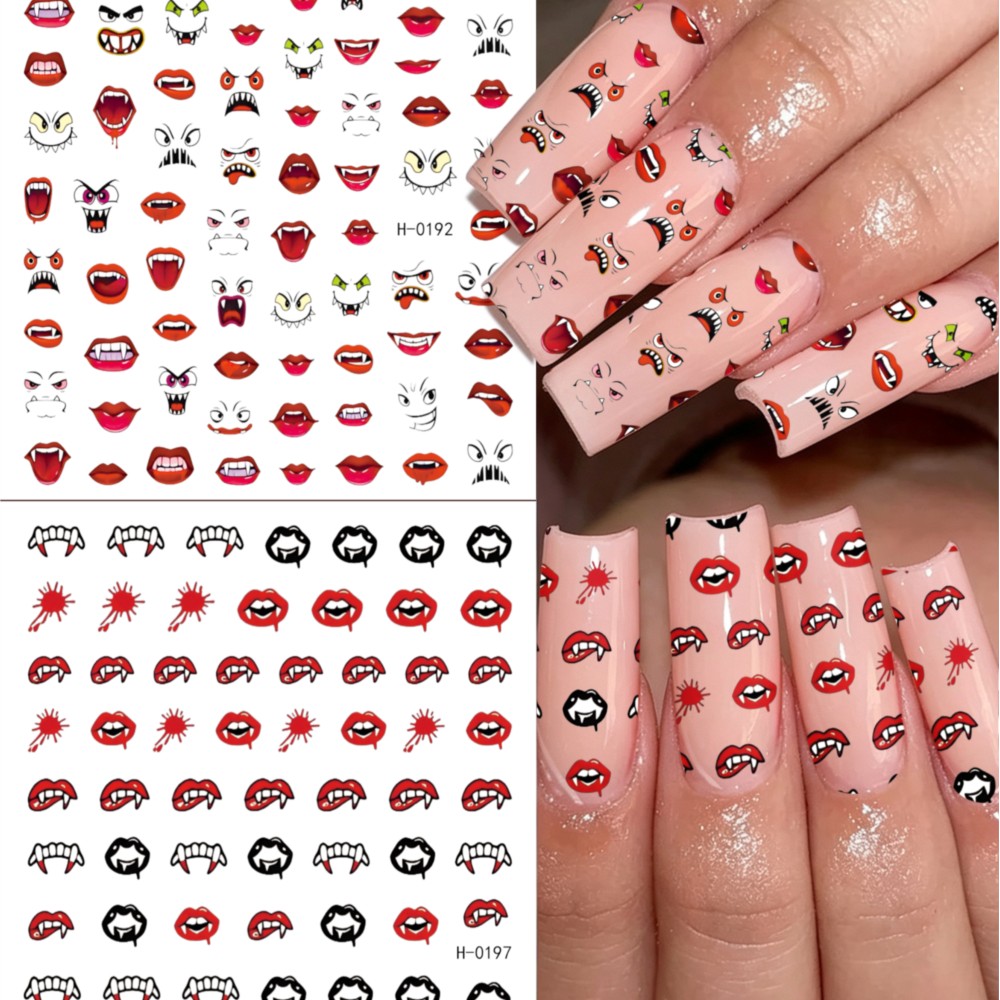 6pcs Green Zombie Evil Pumpkin - огляд і ціна Nail Art France