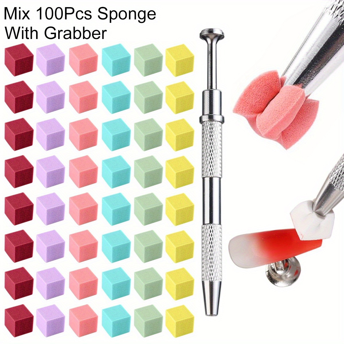 1/50/100Pcs Square Nail Art Sp - огляд і ціна Nail Fan Brush