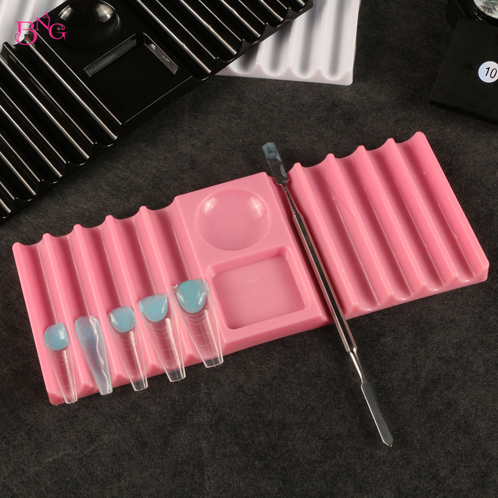 BNG Dual Form Holder Plastic P - огляд і ціна Nail Fan Brush