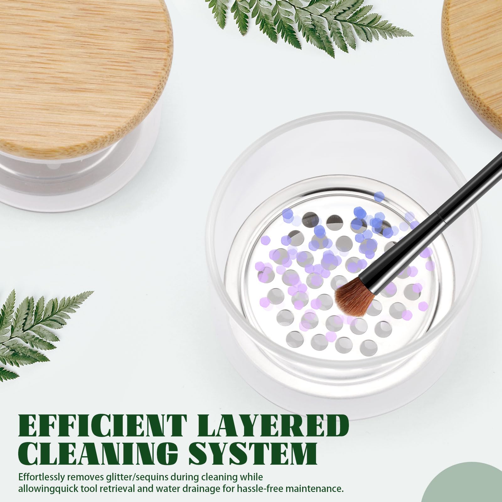 Nail Art Brushes Washing Cup N - огляд і ціна Nail Fan Brush