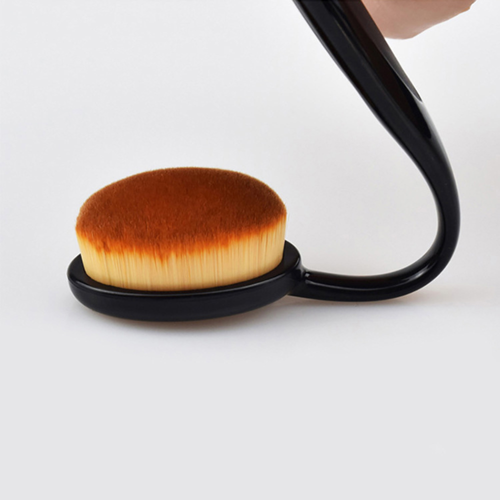 1PC Black Nail Cleaner Brush T - огляд і ціна Nail Fan Brush