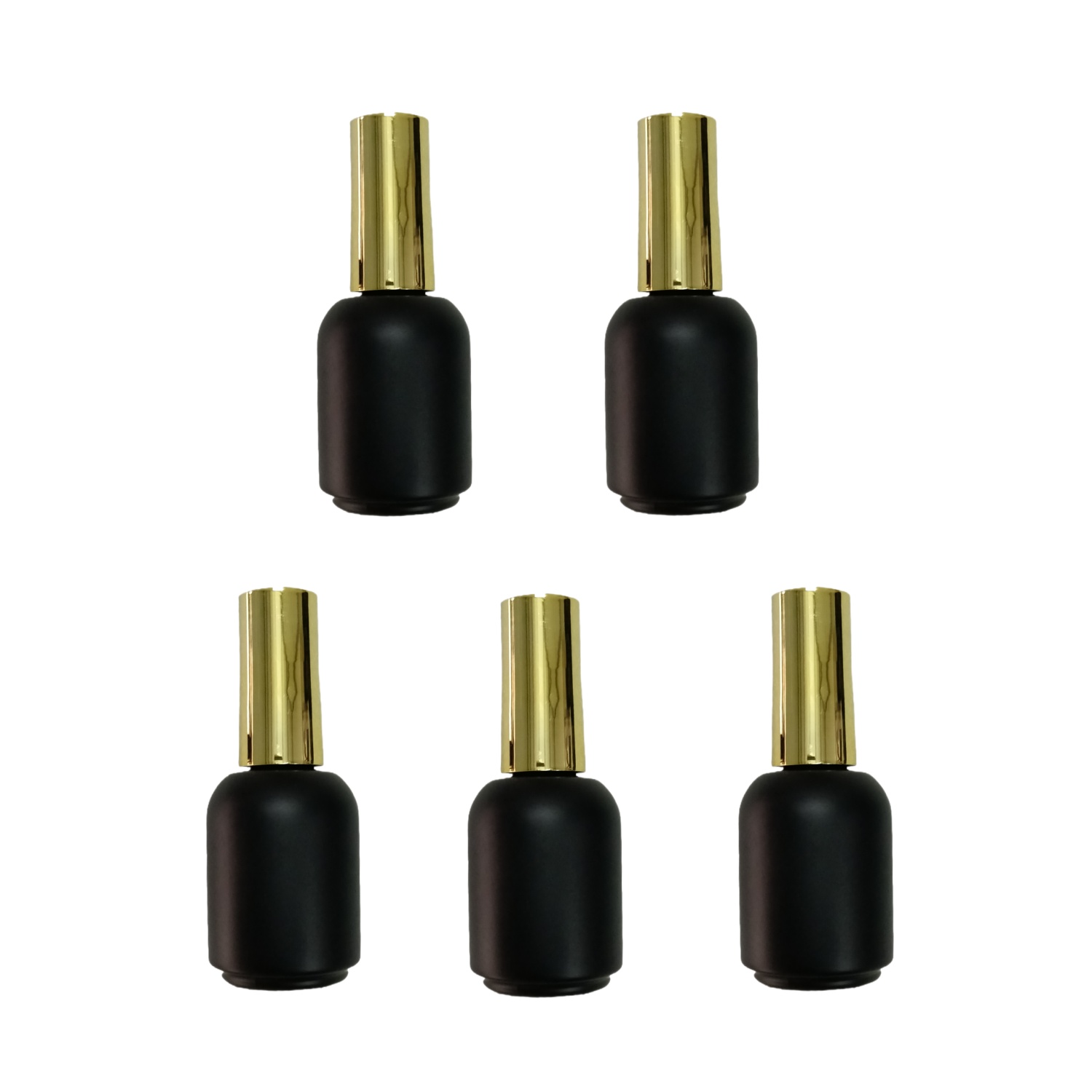 20ML 5 Pieces Empty Black Glas - огляд і ціна Nail Fan Brush