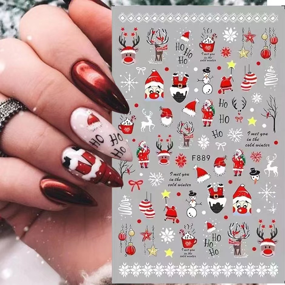 1Pcs 2025 Christmas 3D Nail Ar - огляд і ціна Nail Art Xmas 2025