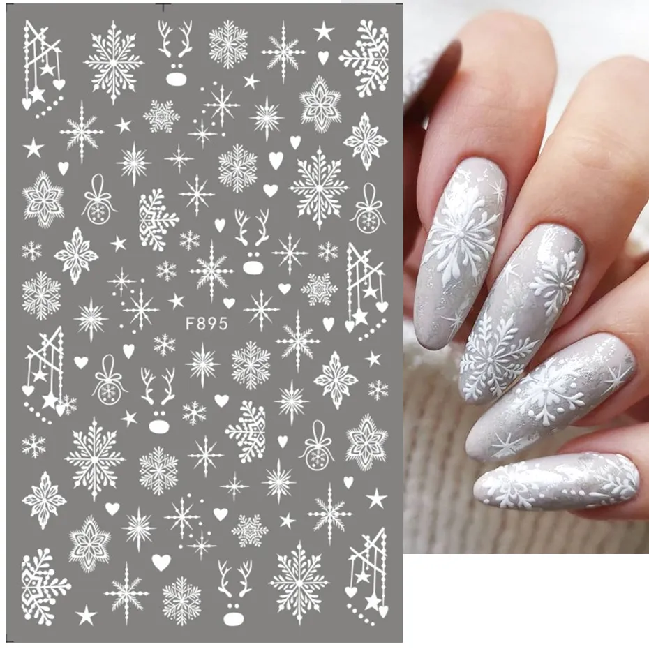 1Pcs 2025 Christmas 3D Nail Ar - огляд і ціна Nail Art Xmas 2025
