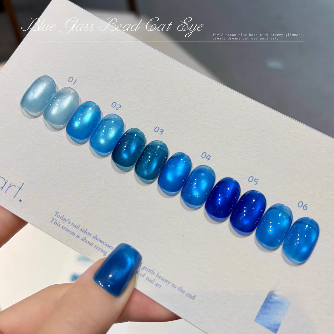 1pcs TC Summer Whitening Blue  - огляд і ціна Nail Art Ice Blue