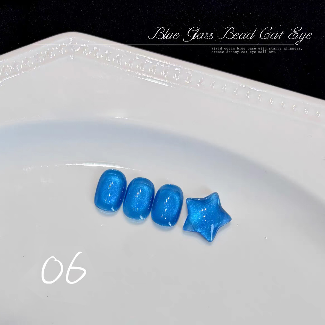 1pcs TC Summer Whitening Blue  - огляд і ціна Nail Art Ice Blue