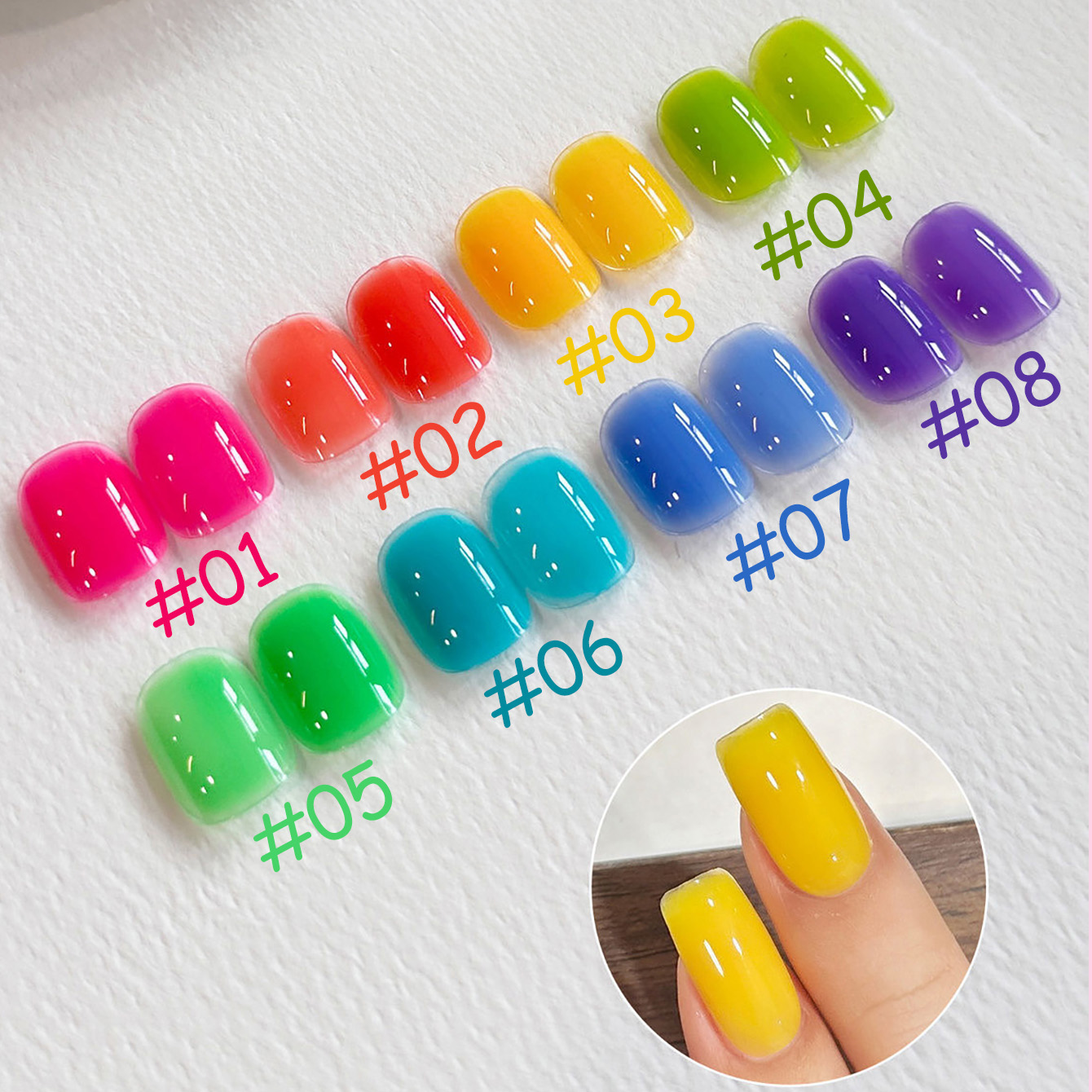 1pcs TC Summer Popular Dopamin - огляд і ціна Nail Art Ice Blue