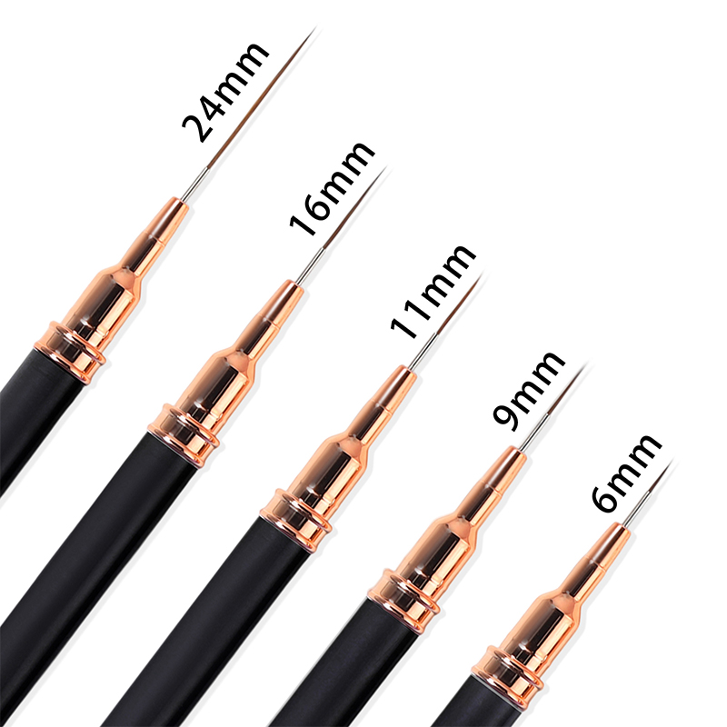 #5Pcs/Set Professional Nail Ar - огляд і ціна Nail Fan Brush