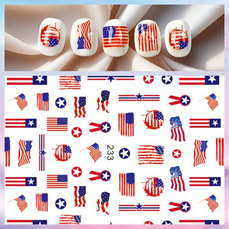 1Pcs 3D Independence Day USA F - огляд і ціна Nail Art France
