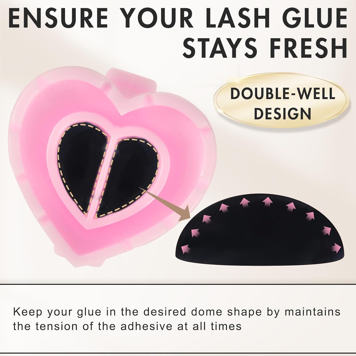 100 PCS Glue Rings for Eyelash - огляд і ціна Nail Art Love