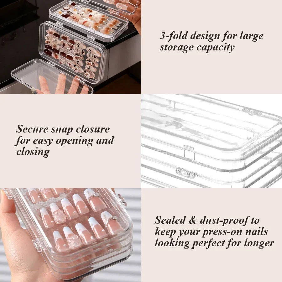 Clear Foldable Press On Nail S - огляд і ціна Nail Art Quotes