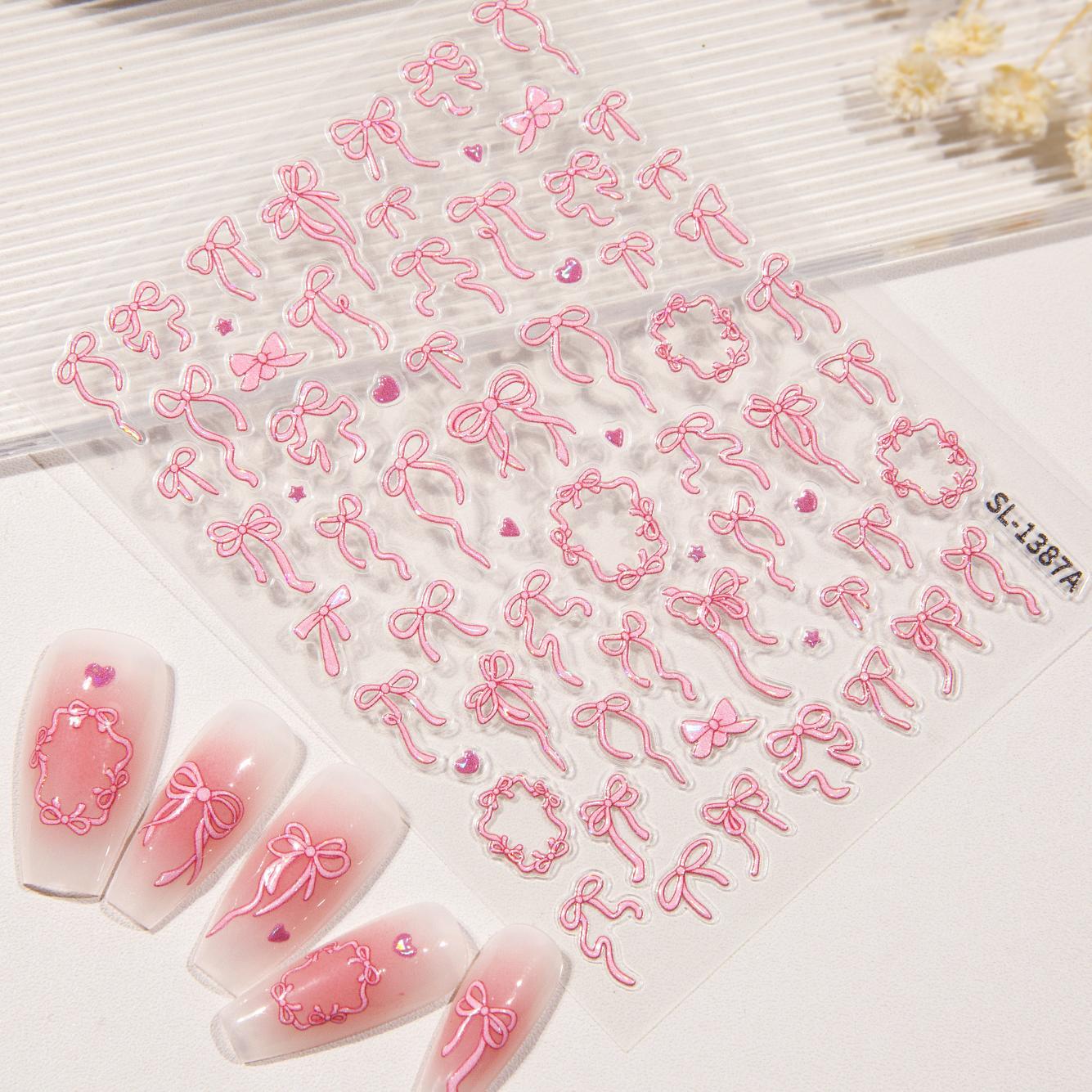 1 Set 5D Embossed Aurora Bow N - огляд і ціна Nail Art Quotes