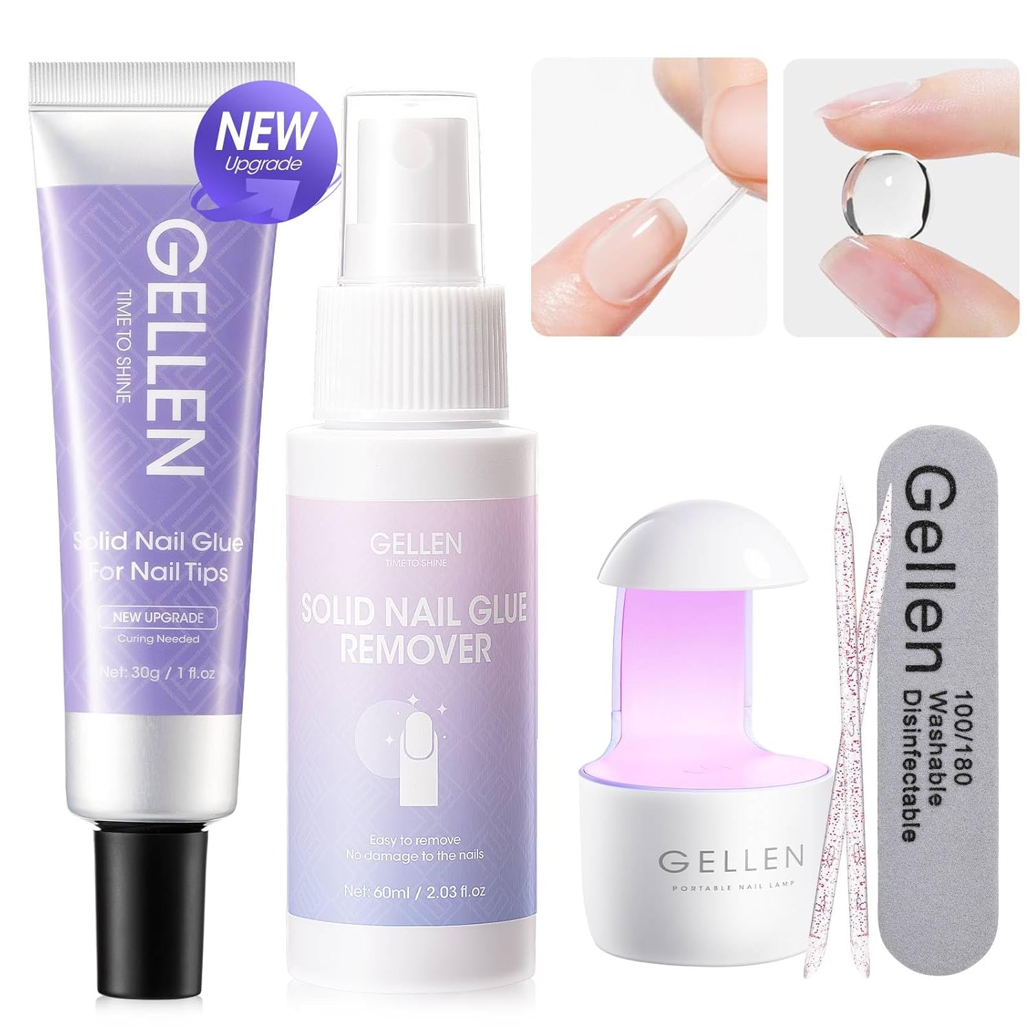 GELLEN 30g Polygel Nail Glue S - огляд і ціна Polygel Nail Kit