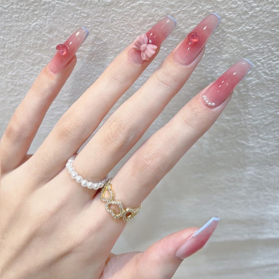 24Pcs/Box Blush France T Long  - огляд і ціна Nail Art France
