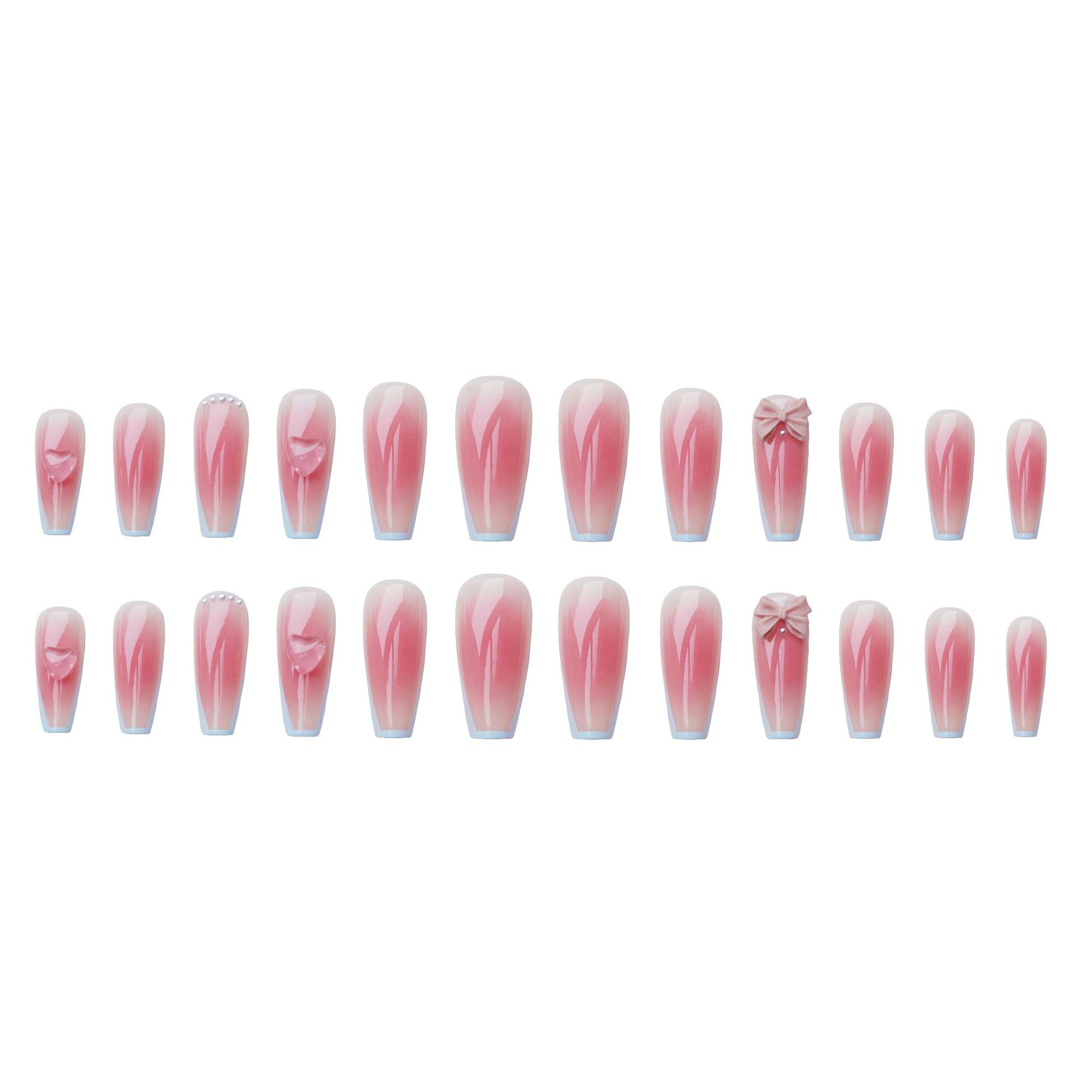 24Pcs/Box Blush France T Long  - огляд і ціна Nail Art France