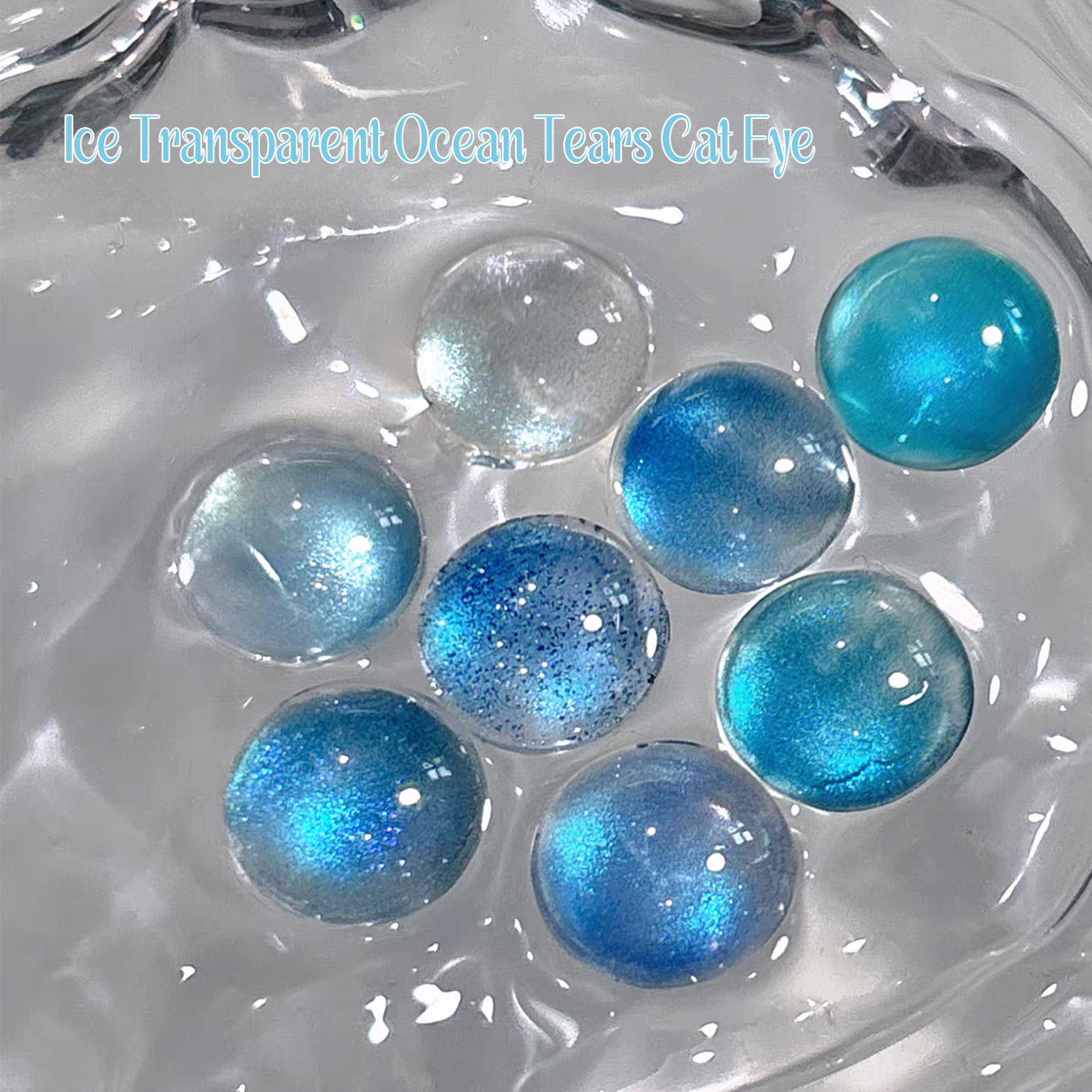 SHAKA 1-8pcs Summer Popular Ic - огляд і ціна Nail Art Ice Blue