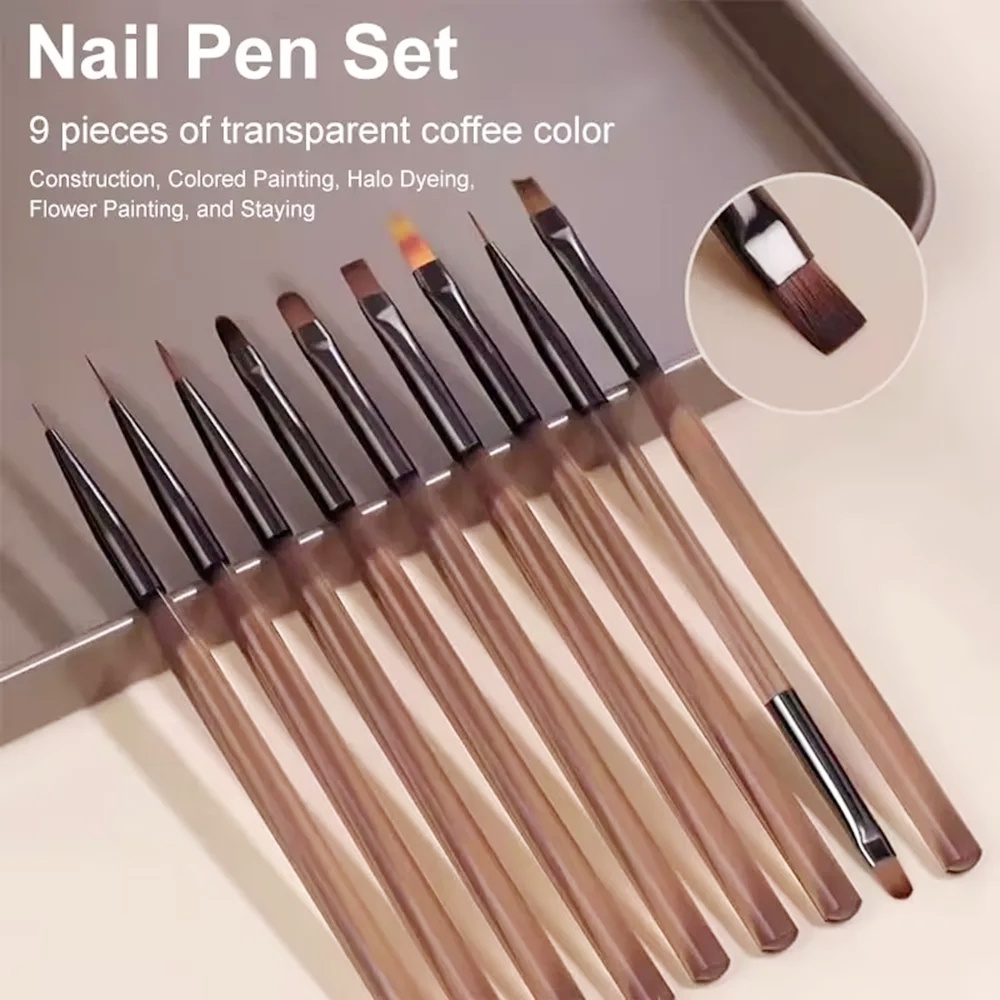 9PCS Nail Brush for Nail Art D - огляд і ціна Nail Art Quotes