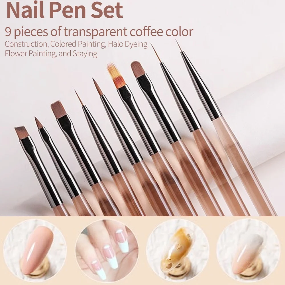 9PCS Nail Brush for Nail Art D - огляд і ціна Nail Art Quotes