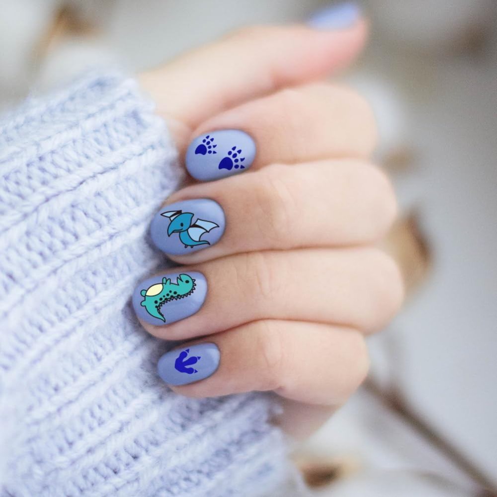3pcs Dinosaur Nail Stamping Pl - огляд і ціна Nail Art Love