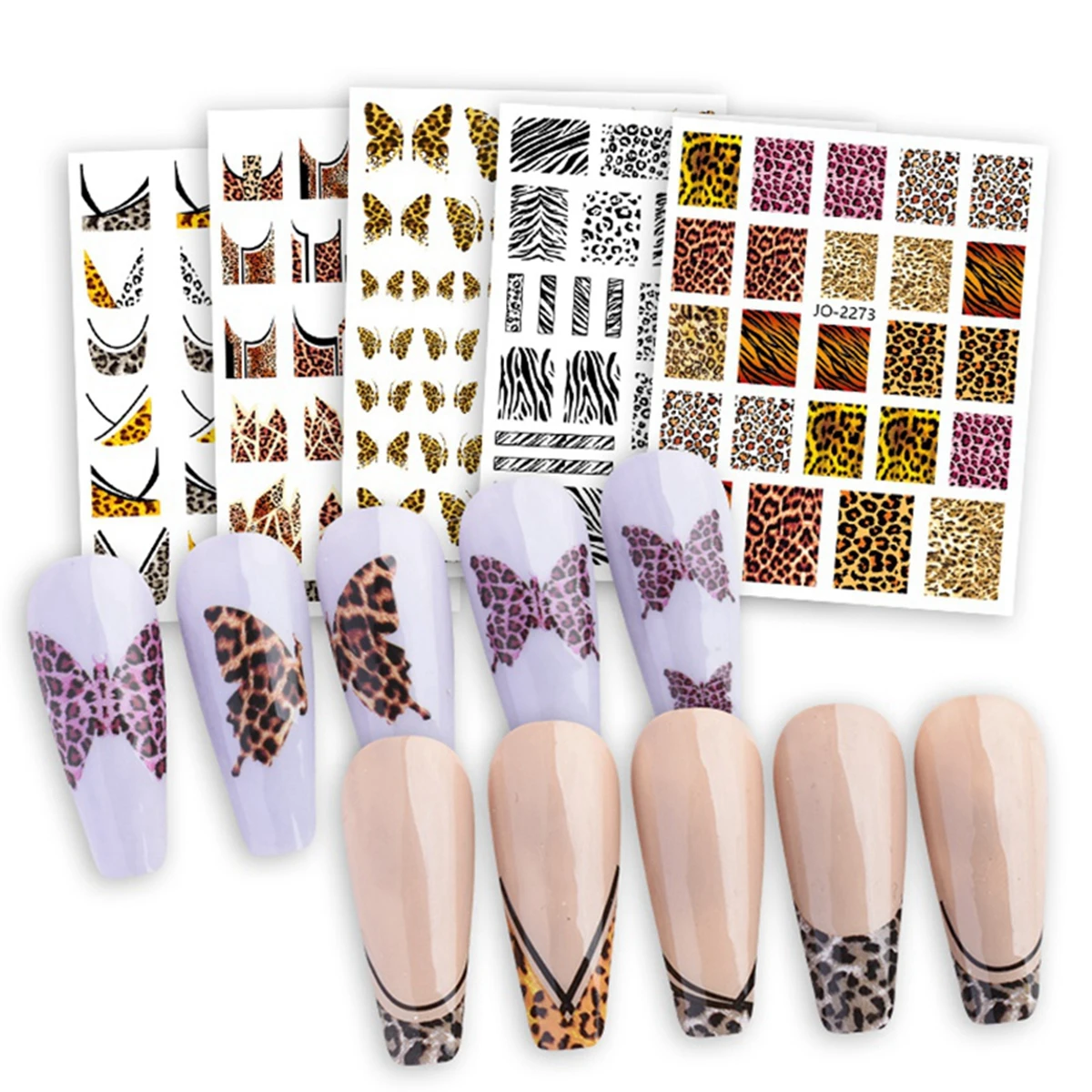 Leopard Print Series Nail Art  - огляд і ціна Nail Art Zebra Design