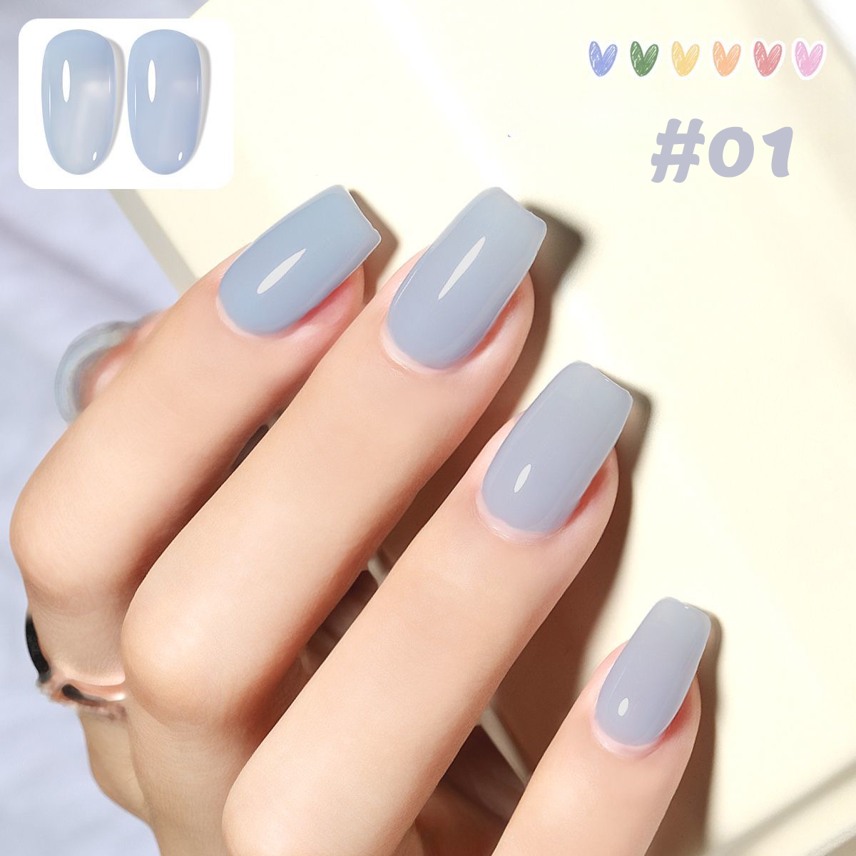 MIANEL 12ML 2026 New Summer Na - огляд і ціна Nail Art Ice Blue