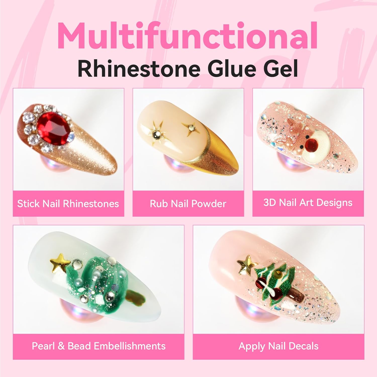 4Pcs Makartt Nail Rhinestone G - огляд і ціна Nail Fan Brush